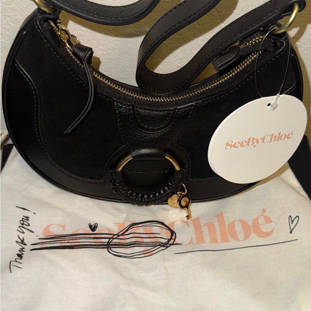 See By Chloe Black Leather Women's shoulder Bag